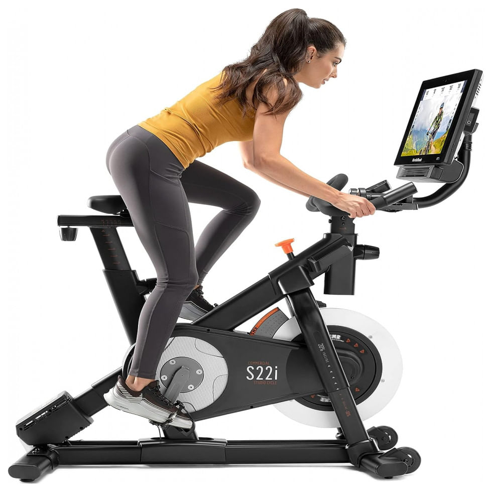 Bicicleta Ergometrica Profissional Com 24 Velocidades E Tela Digital, Nordictrack Ntex02121, Preto