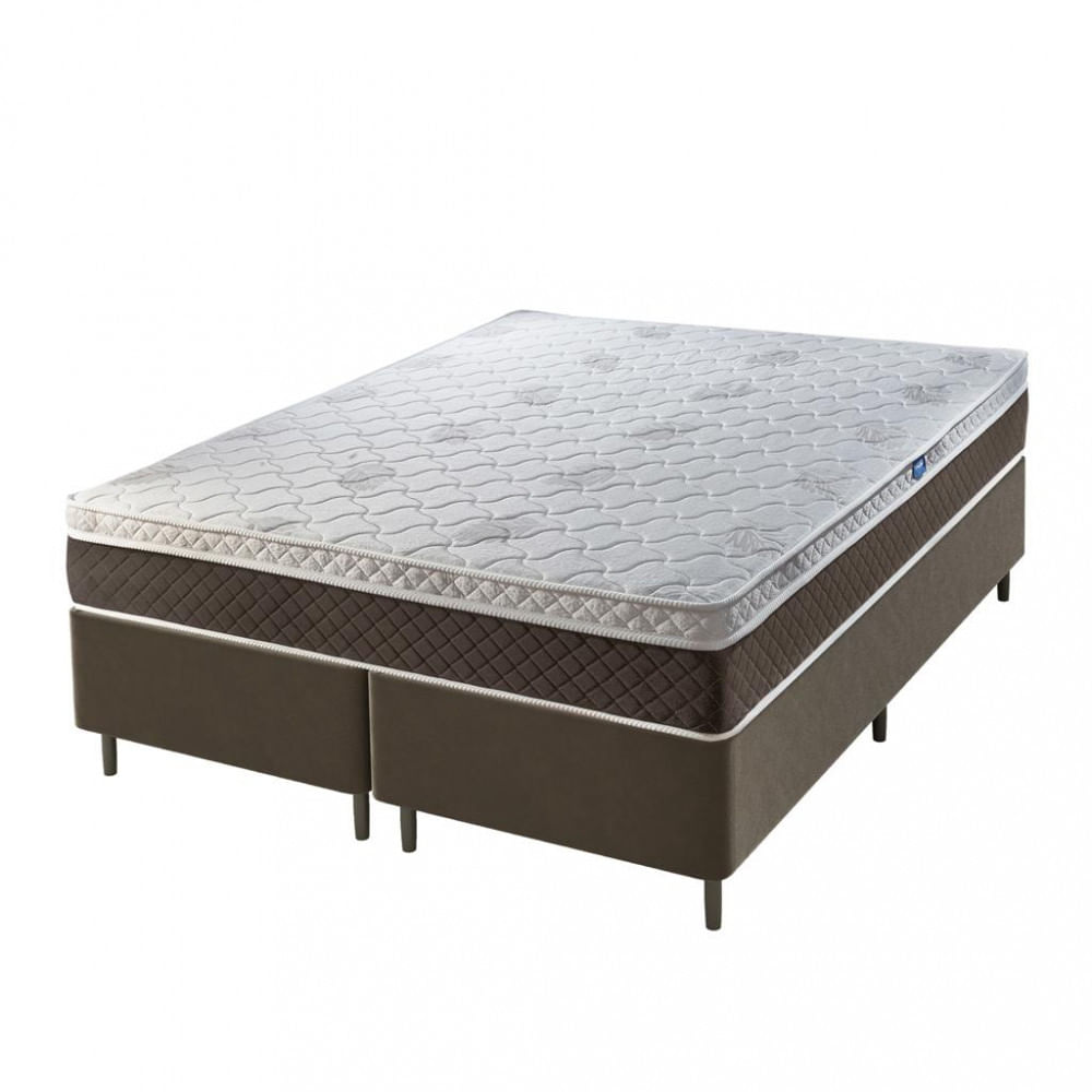 Cama Box Queen 158cm Genebra Molas Ensacadas 2cen Umaflex