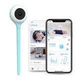 Baba Eletronica Inteligente Com Wi Fi, Detector De Choro, Video, Audio E Monitor De Sono, Lollipop Cabc Lol, Azul Turquesa