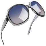 Oculos De Sol Feminino Com Protecao Uv, Joopin B15, Cinza Claro