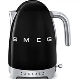 Smeg KFL04 Chaleira Elétrica Capacidade 1.7L, c/ Desligamento Automático, preta.