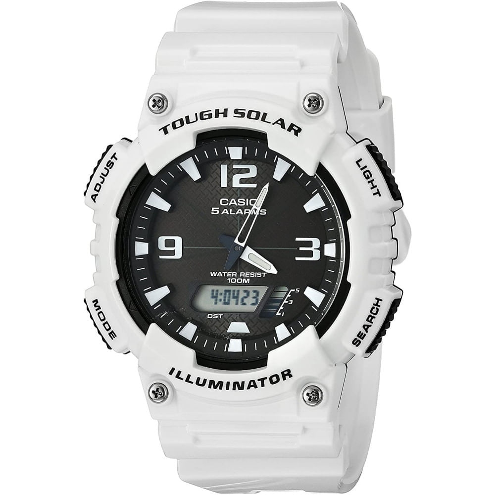 Casio AnaDigi Relógio Masculino OriginalCarga Solar EAWAQS810WC7AV