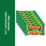 Kit 7 Tempero Sazon Para Frango 60gr