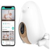 Baba Eletronica Monitor Camera Hd Com Viao Noturna, Analise De Sono Com Audio Bidirecional Compativel Com Android E Ios, Cubo Ai, Branco