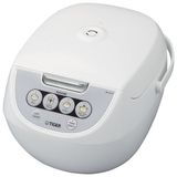 Panela De Arroz Eletrica 1.2l Multifuncional Com 4 Configuracoes E Desligamento Automatico, 110v, Tiger Corporation Jbv A10u W, Branco