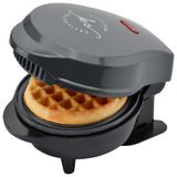 Seletivos De Cozinha Mini Maquina De Waffle Antiaderente 1 Fatia, 600w, 110v, Kitchen Selectives Wm 46gy, Cinza