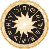 TOALHA ESOTERICA TAROT ZODIACO SIGNO SOL DOURADO