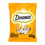 Petisco Dreamies Para Gatos Adultos Queijo 40g