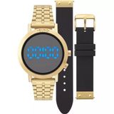 Relógio Euro Feminino Led Digital Dourado EUBJ3407AA/T4P