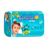 Fralda Estrelinha Baby Tamanho Xxg Pacote Prático 12 Fraldas Descartáveis