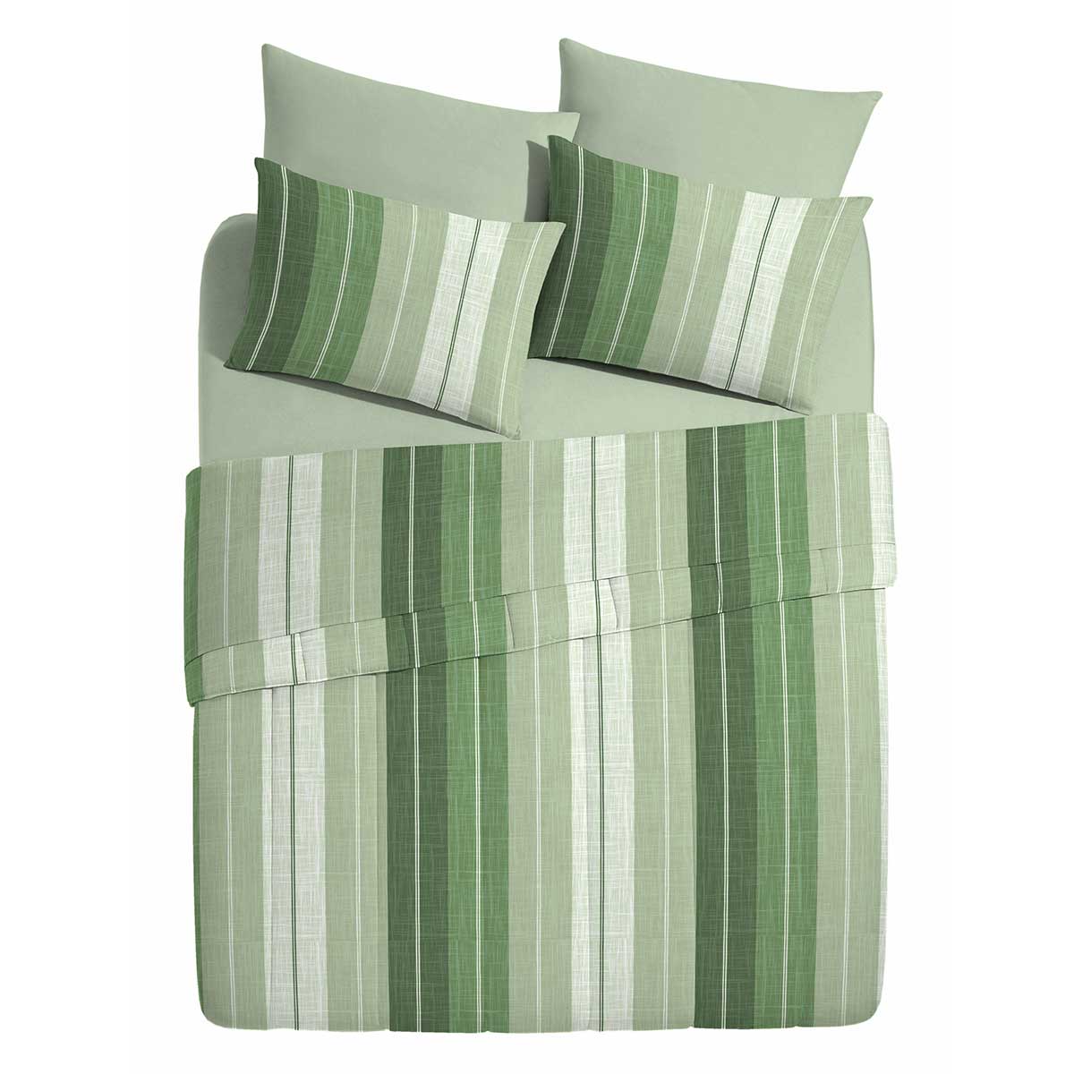 Jogo De Cama Queen Camesa Infinity Verde 4 Peças