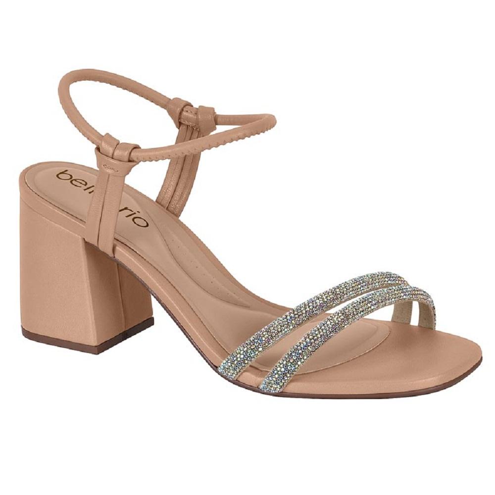 Sandalia Beira Rio Salto Grosso Ref 8436.213.26514 Aurora Boreal/nude 038