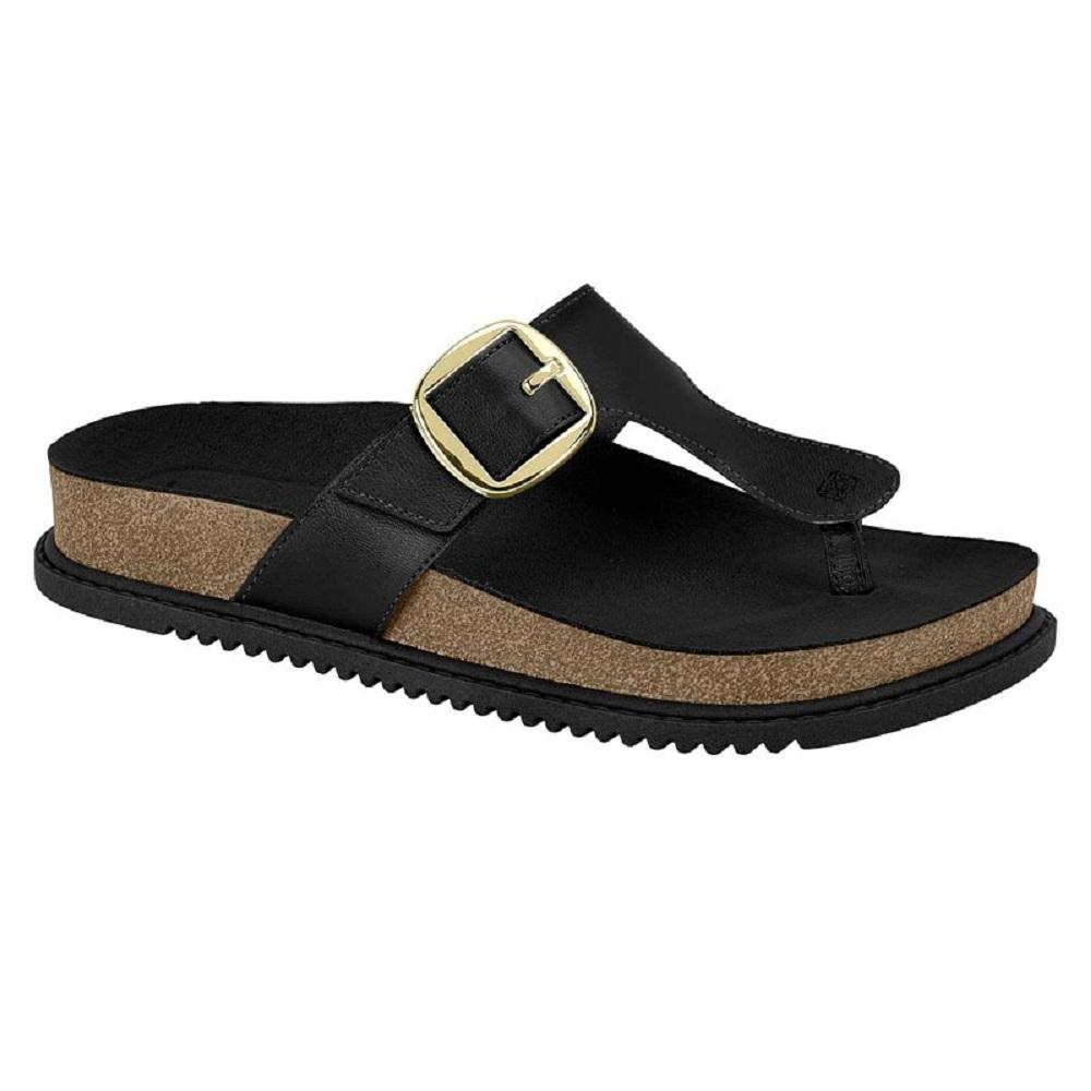 Chinelo Beira Rio Napa Turim Ref 8524.101.9569 Preto 038