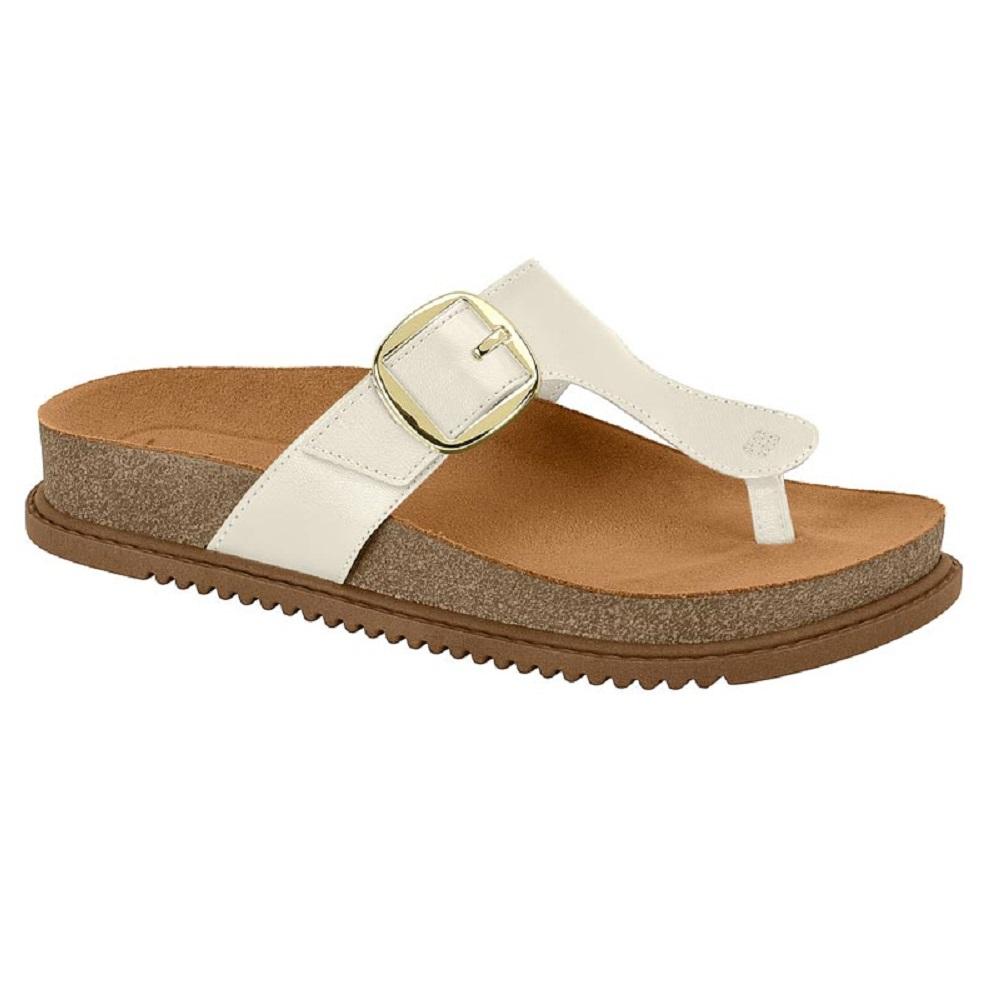 Chinelo Beira Rio Napa Turim Ref 8524.101.9569 Branco 039