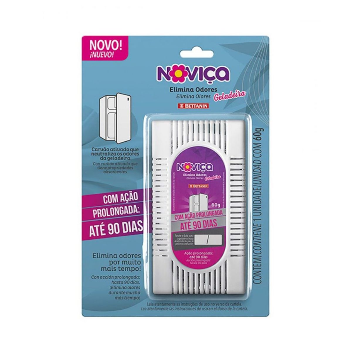 Neutralizador De Odores De Geladeira E Freezer Sense Noviça