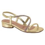 Sandalia Beira Rio Ref 8504.207.27139 Ouro Rosado-silver/dourado 036