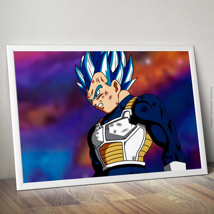 Quadro Decorativo Vegita Limit Breaker