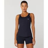 Regata Feminina Dry Fit Alto Giro Preto Logo 2412601 M