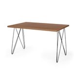 Mesa De Jantar 4 Lugares Retangular 140x75 Industrial Roma Noronha - Straub Web