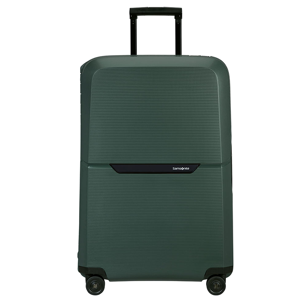 Mala Média Magnum Eco Samsonite Polipropileno Cadeado Tsa E Rodas Duplas Giro 360