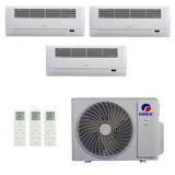 Ar-condicionado Multi Split Inverter R-32 Gree 24.000 (3x Evap Cassete 1 Via 12.000) Quente/frio 220v