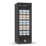 Expositor Vertical Para Sorvetes Refrimate 570 Litros Porta Vidro Preto 220v Vcs570pvb