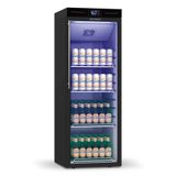 Cervejeira Home Beer Refrimate 230 Litros Porta Vidro Preto E Branco 220v Vcce230pv