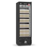 Cervejeira Refrimate 400 Litros Porta Vidro Preto E Branco 220v Vcce400pv