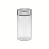 Pote De Vidro Tramontina Purezza Com Tampa De Aço Inox 10 Cm 1,4 L - 61227/040