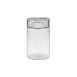 Pote De Vidro Tramontina Purezza Com Tampa De Aço Inox 10 Cm 1 L - 61227/030