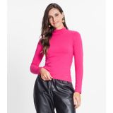 Blusa Feminina Gola Alta Rovitex Rosa Gg