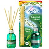 Difusor De Aromas Com Varetas 100ml Novo Frescor Para Aromatizar Ambientes Sala Banheiro