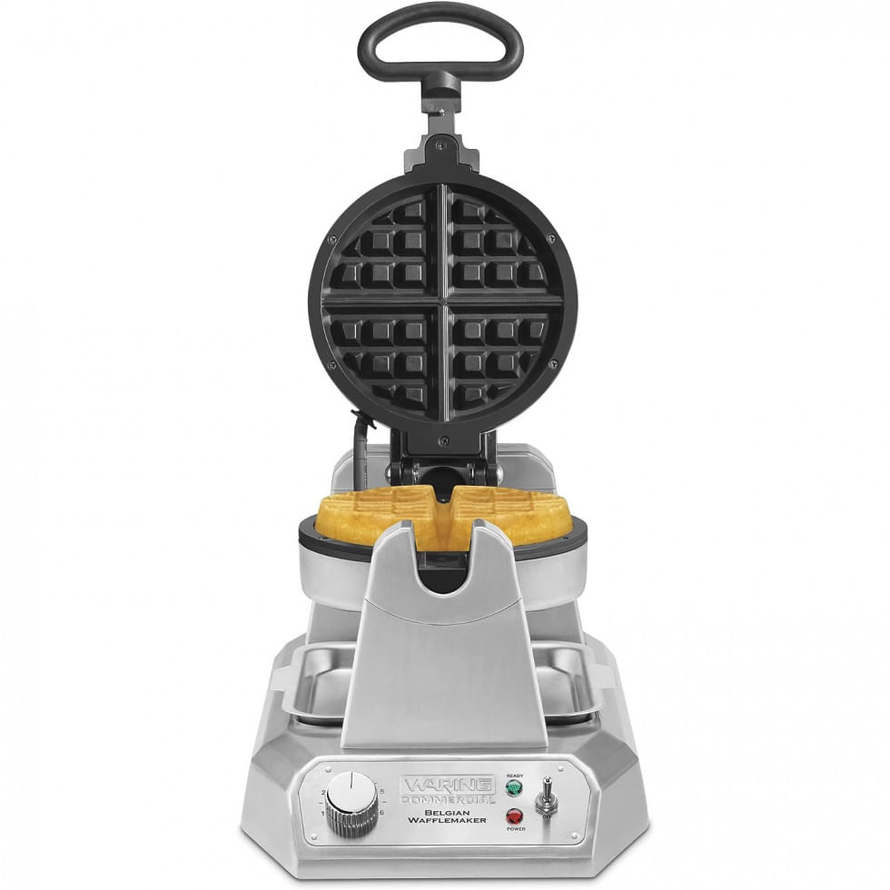 Maquina De Waffle Produz 25 Por Hora Aco Inoxidavel, 1200w, 110v, Waring Ww180x, Prateado