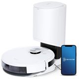 Aspirador De Po Robo Com Conexao Via App Wi Fi, Auto Esvaziamento E Mapeamento Multinivel, 110v, Ecovacs Deebot N10 Plus, Branco