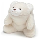 Pelucia Urso Snuffles Para Criancas Maiores De 1 Ano, Gund 4060741, Branco