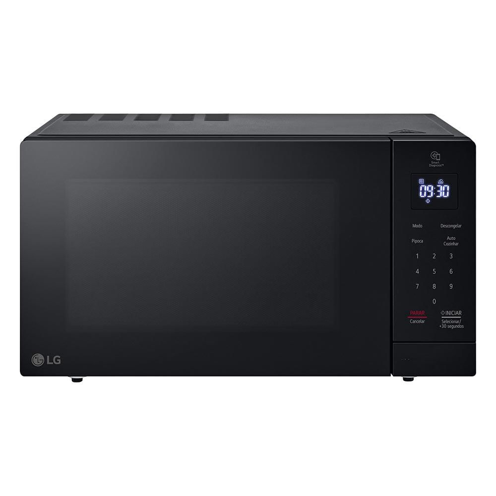 Micro-ondas De Mesa Lg Neochef Grill 30 Litros De Capacidade Preto Limpa Fácil - Mg3035ds