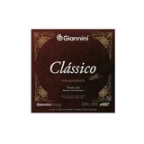 Encordoamento Giannini Clássico P-violão Nylon 65-35 Prateado Leve Genwpl [f108]