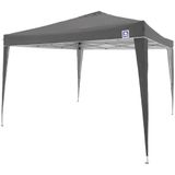 Tenda Gazebo 3x3 Dobrável Cinza Sanfonada 330800 Bel