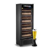 Cervejeira Expositora Porta De Vidro 505l Vcc505v Preta 127v Refrimate Com Chopeira 3,5l