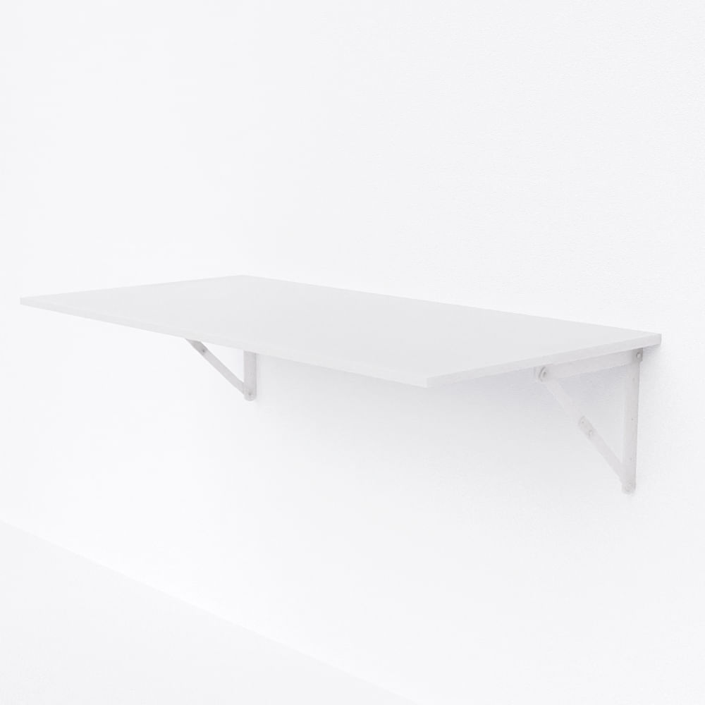 Mesa Reta Suspensa Dobravel 90x30cm