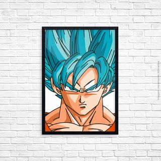 Quadro Decorativo Goku Instinto Superior Completo