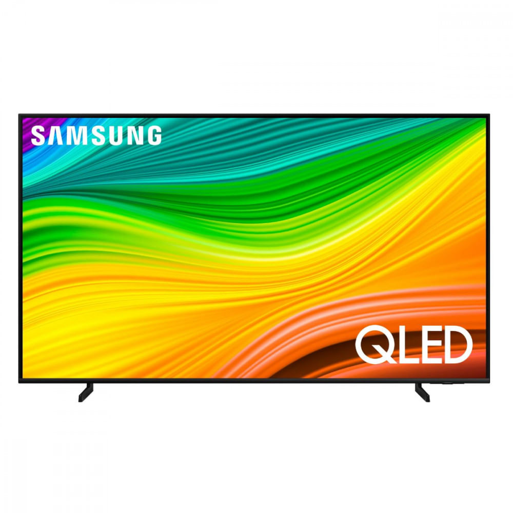 Samsung Smart Tv 55 Qled 4k 55q60d, Tecnologia De Pontos Quânticos, Design Airslim, Gaming Hub In