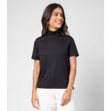 Blusa Feminina Manga Curta Rovitex Preto Gg