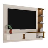 Painel Para Tv Até 72&quot; Toronto Off White/pinho Artely