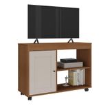 Rack Para Tv Até 42&quot; Sampa Cinamomo/off White Artely