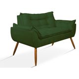 Poltrona Luxo Namoradeira Opala Sala Quarto Verde