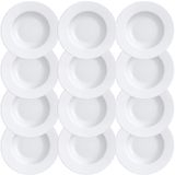 12 Pratos Raso Tramontina Elena Em Porcelana Branca 28 Cm 96600001