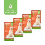 Tapete Higiênico Meau Cheirinho Cítrico Para Cães - 120 Unidades (4 Pacotes)