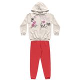 Conjunto Moletom Infantil Menina Love