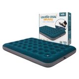 Colchao Inflavel Cama Casal Airbed Com Bomba Interna Vg Plus